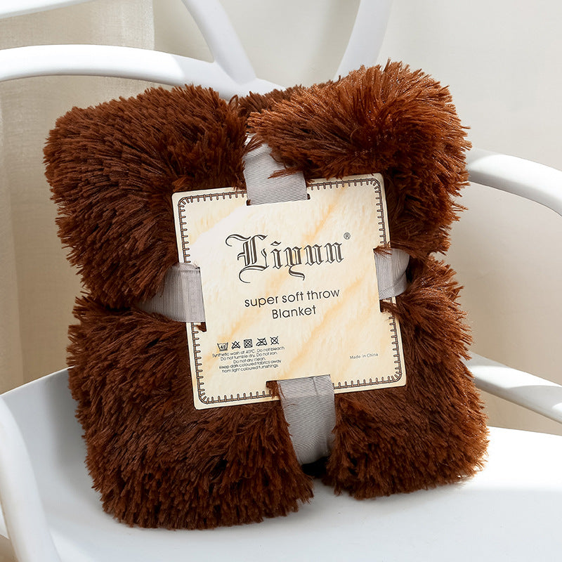 Super Soft Coral Fleece Throw Blanket – Warm & Cozy for Everyday Use