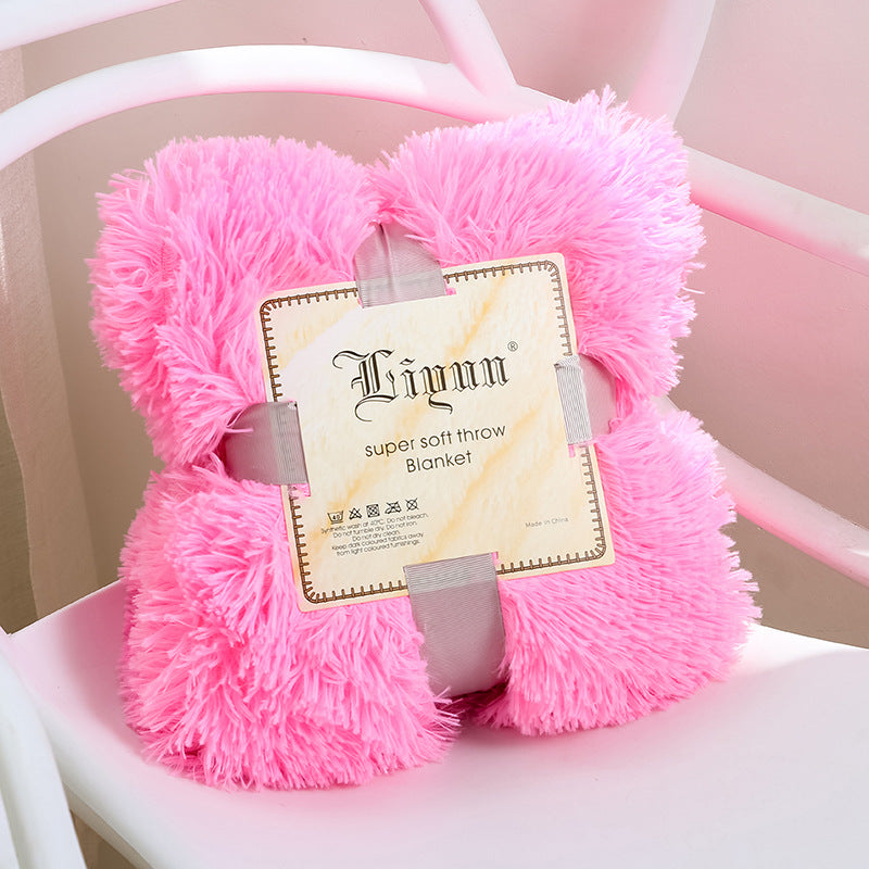 Super Soft Coral Fleece Throw Blanket – Warm & Cozy for Everyday Use