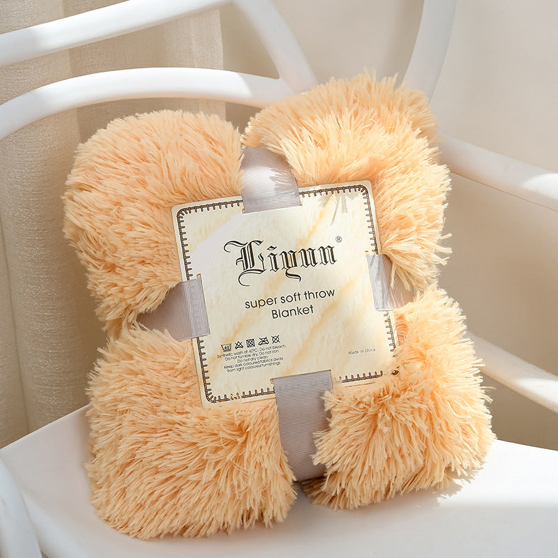 Super Soft Coral Fleece Throw Blanket – Warm & Cozy for Everyday Use