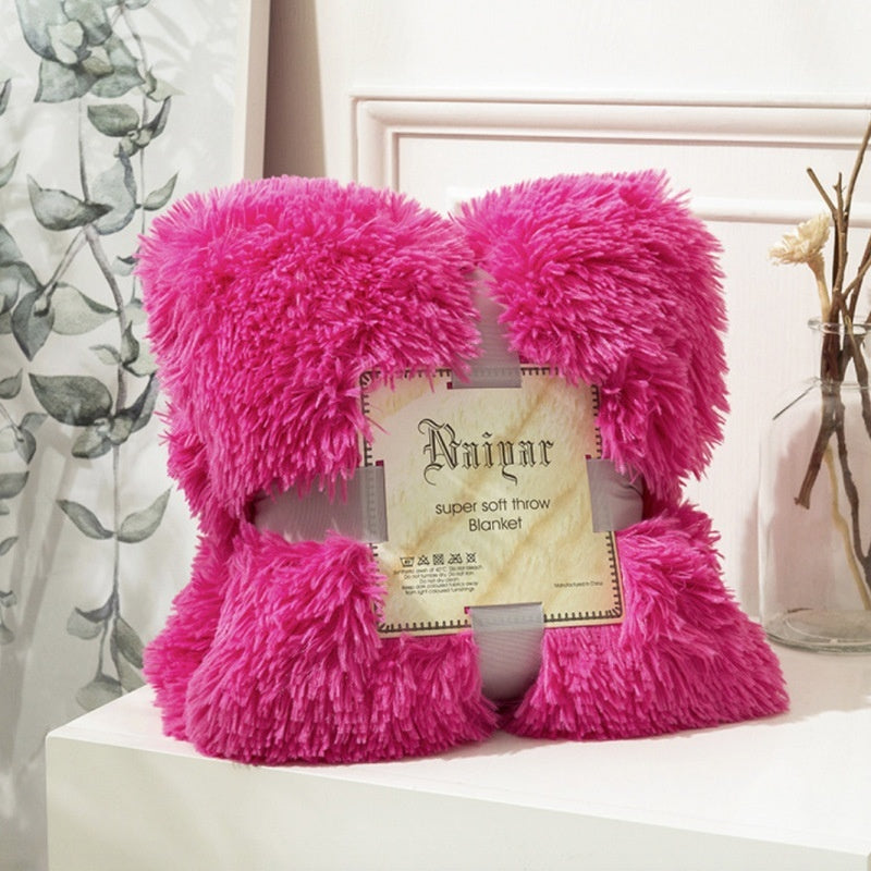 Super Soft Coral Fleece Throw Blanket – Warm & Cozy for Everyday Use